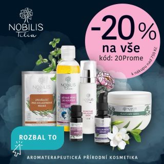 BLACK FRIDAY na celý sortiment NOBILIS TILIA. Právě teď získáte slevu 20 % na vše při nákupu nad 750 Kč!Stačí v košíku...